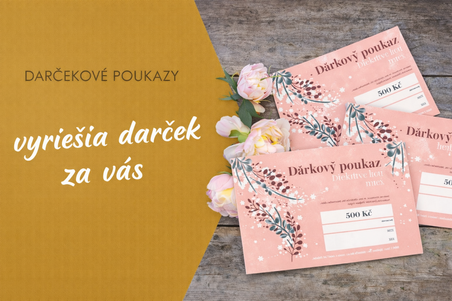 Darčekové poukážky